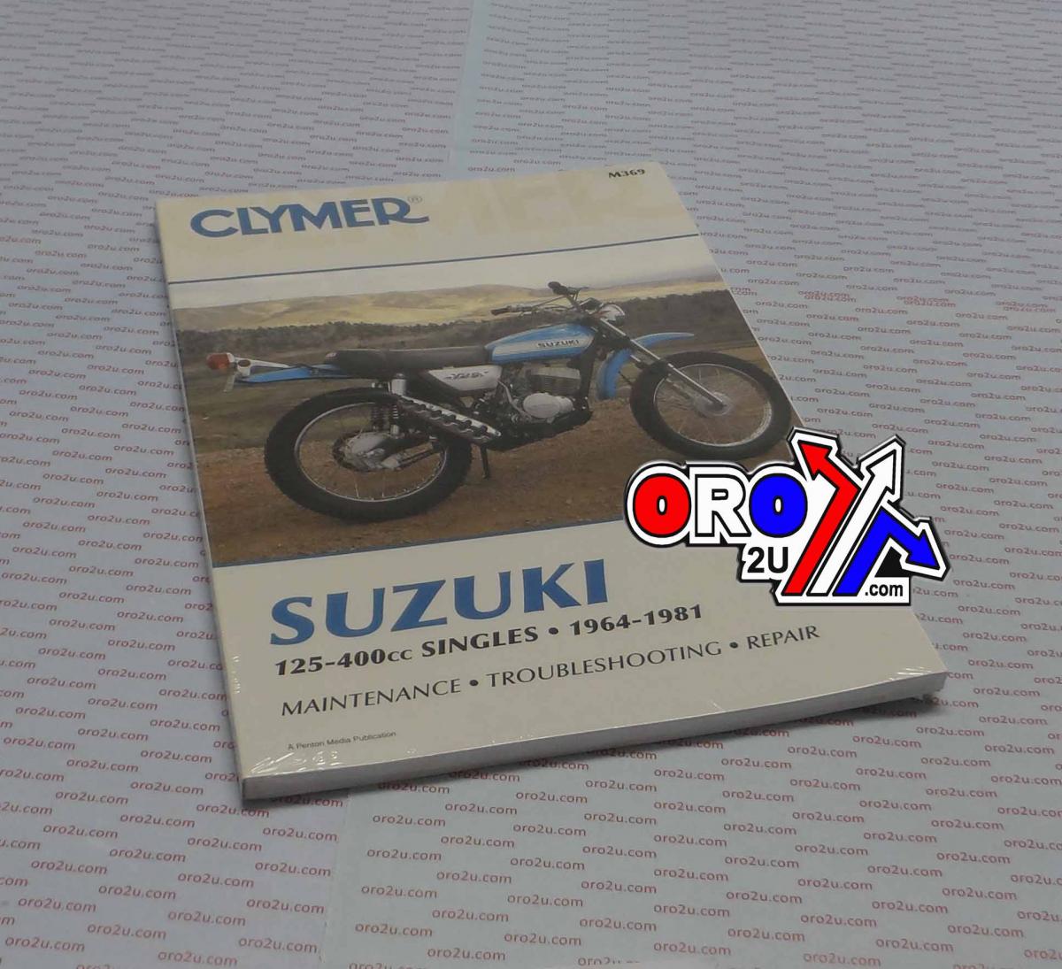 MANUAL 125-400cc Singles 64-81, SUZUKI image 1
