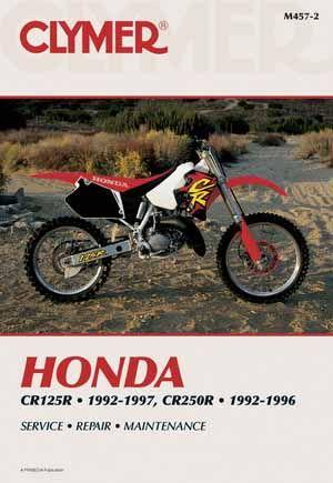 MANUAL CR125,250 1992-96, CLYMER image 1