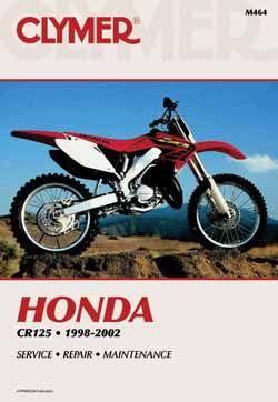 MANUAL CR125 1998-2002 CLYMER image 1
