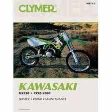 MANUAL 92-00 KX250 KAW. CLYMER image 1