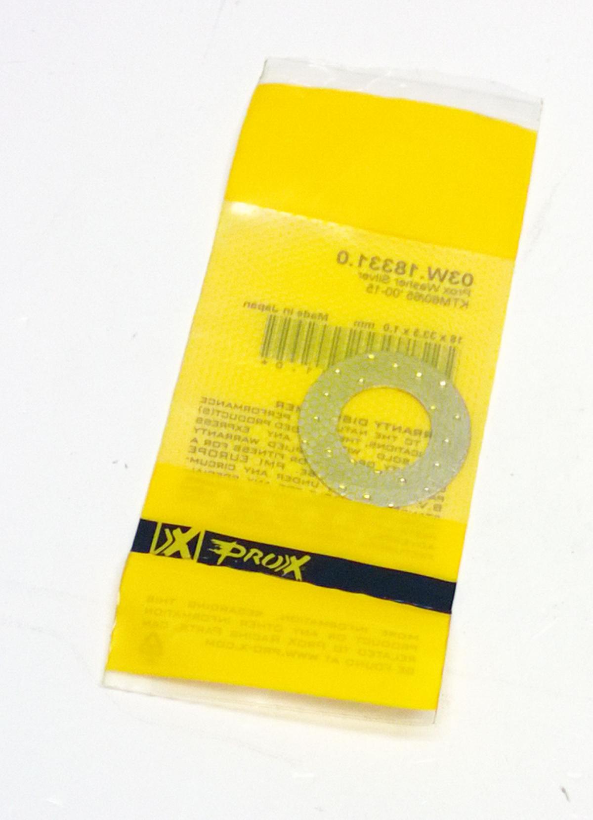 THRUST WASHER 18x33.5x1.0 EACH, PROX 03W.18331.0 SILVER thumbnail 2