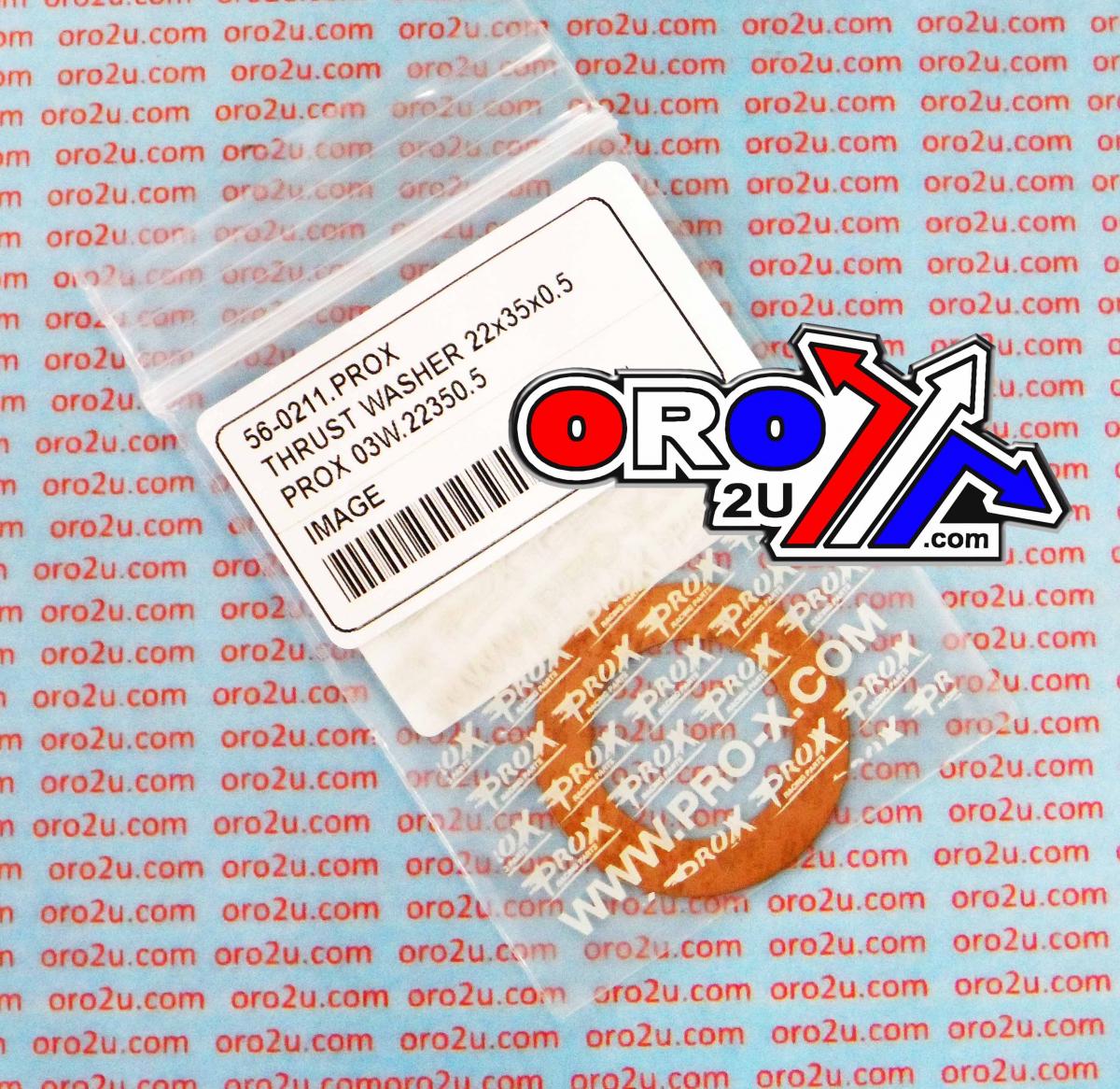 THRUST WASHER 22x35x0.5 EACH, PROX 03W.22350.5 thumbnail 3