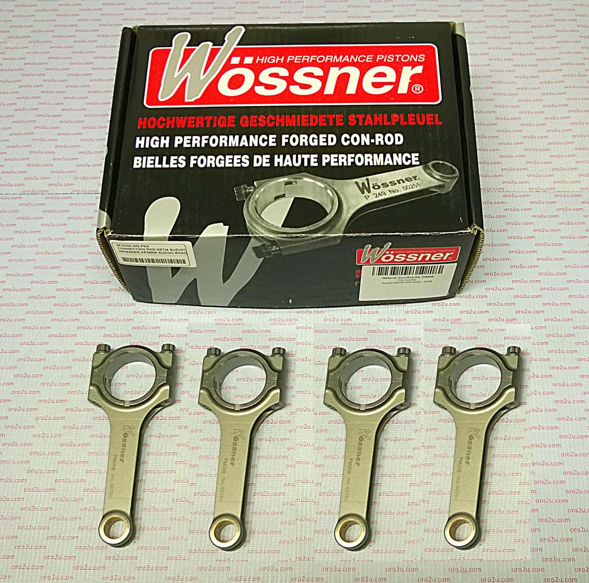 CONNECTING ROD SET/4 SUZUKI WOSSNER KCRM006H thumbnail 2