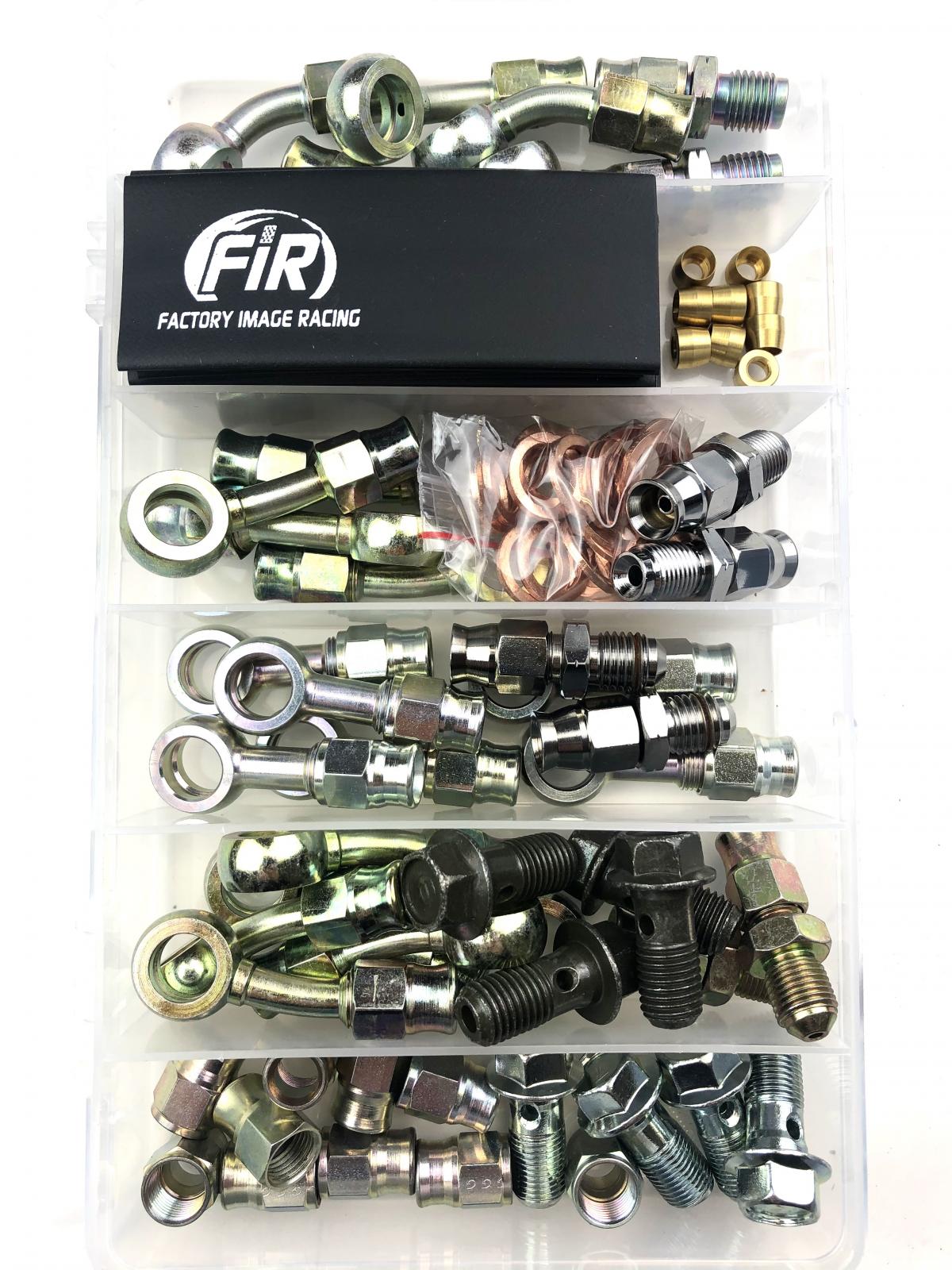 DIY HYDRAULIC BRAKE CLUTCH HOSE BUILDING KIT 120PC FIR BUILDALINE thumbnail 2