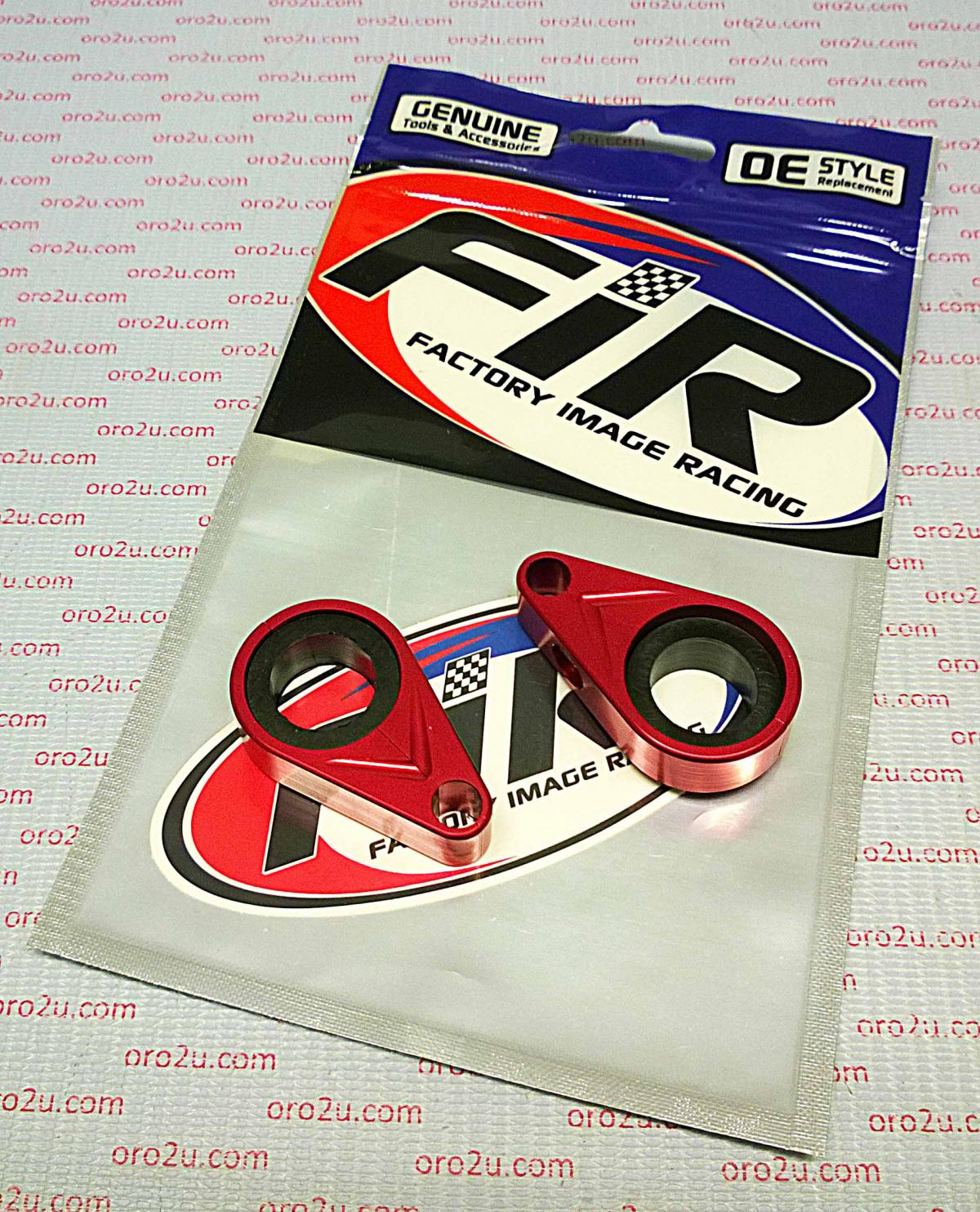 CABLE HOSE CLAMP SET RED ALUMINIUM 20-25mm PACK OF 2 thumbnail 3
