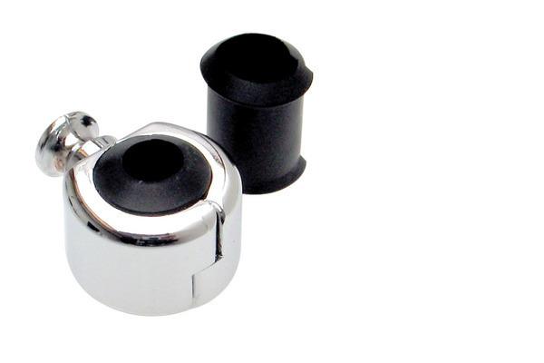 SINGLE CABLE HOLDER CHROME MOTION PRO 11-0049 image 1