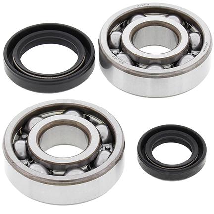 CRANKSHAFT BEARING & SEAL KIT, ALLBALLS 24-1003 CR125R 87-07