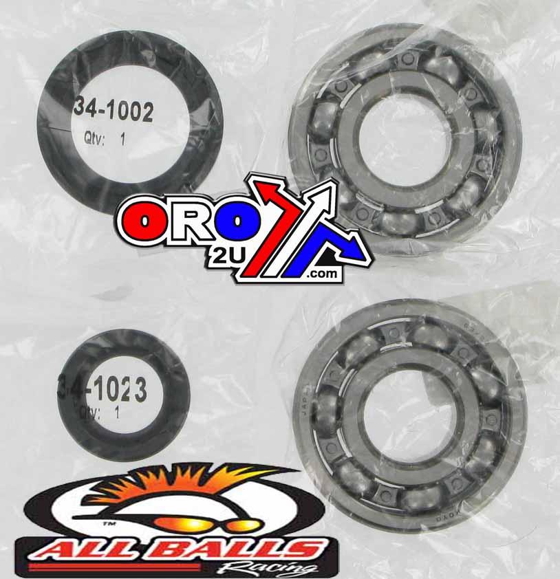 CRANKSHAFT BEARING & SEAL KIT, ALLBALLS 24-1003 CR125R 87-07 thumbnail 2