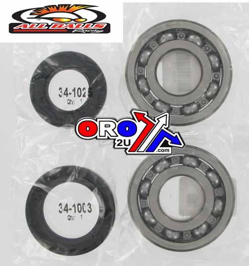 CRANKSHAFT BEARING & SEAL KIT, ALLBALLS 24-1005 TRX250R ATC thumbnail 2