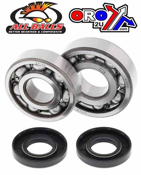CRANKSHAFT BEARING & SEAL KIT, ALLBALLS 24-1007 KX125 85-87 thumbnail 2
