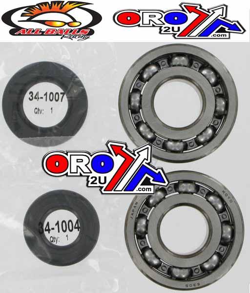 CRANKSHAFT BEARING & SEAL KIT, ALLBALLS 24-1009 KXT250 atv thumbnail 2