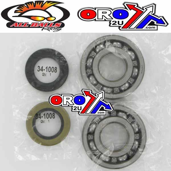 CRANKSHAFT BEARING & SEAL KIT, ALLBALLS 24-1011 KX500 83-04 thumbnail 2