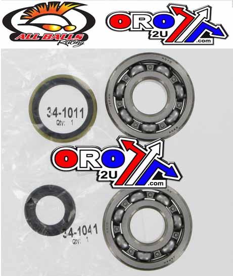 CRANKSHAFT BEARING & SEAL KIT, ALLBALLS 24-1014 RM80 RM85 thumbnail 2