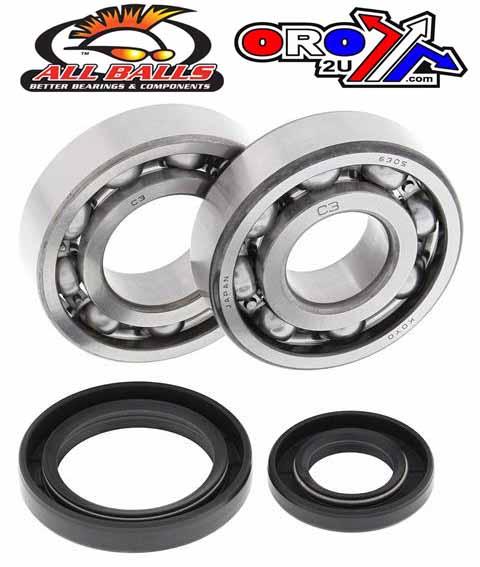 CRANKSHAFT BEARING & SEAL KIT, ALLBALLS 24-1017 RM250 86-88 thumbnail 2