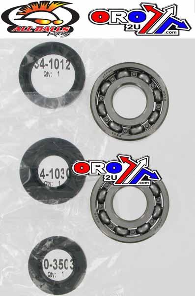 CRANKSHAFT BEARING & SEAL KIT, ALLBALLS 24-1022 YZ80 74-92 thumbnail 2
