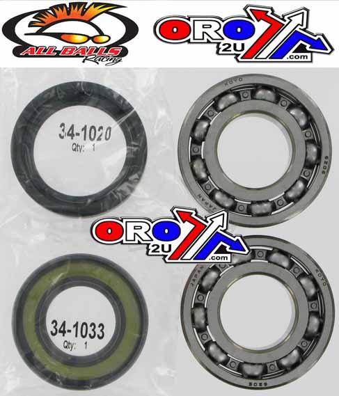 CRANKSHAFT BEARING & SEAL KIT, ALLBALLS 24-1026 YZ250 76-87 thumbnail 2