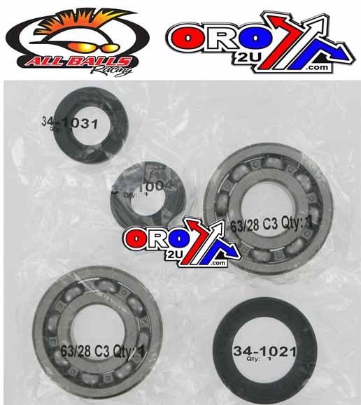 CRANKSHAFT BEARING & SEAL KIT, ALLBALLS 24-1028 YZ250 98-00 thumbnail 2