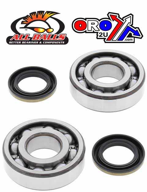 CRANKSHAFT BEARING & SEAL KIT, ALLBALLS 24-1045 KDX220 97-05 thumbnail 2