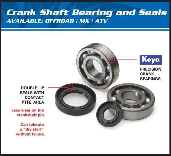 CRANKSHAFT BEARING & SEAL KIT, ALLBALLS 24-1087 POLARIS thumbnail 3