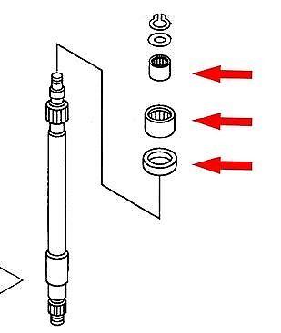 82-95 XT550/600 CLUTCH PUSH, ROD REPAIR KIT K&L 17-1829, Made in Japan. thumbnail 2