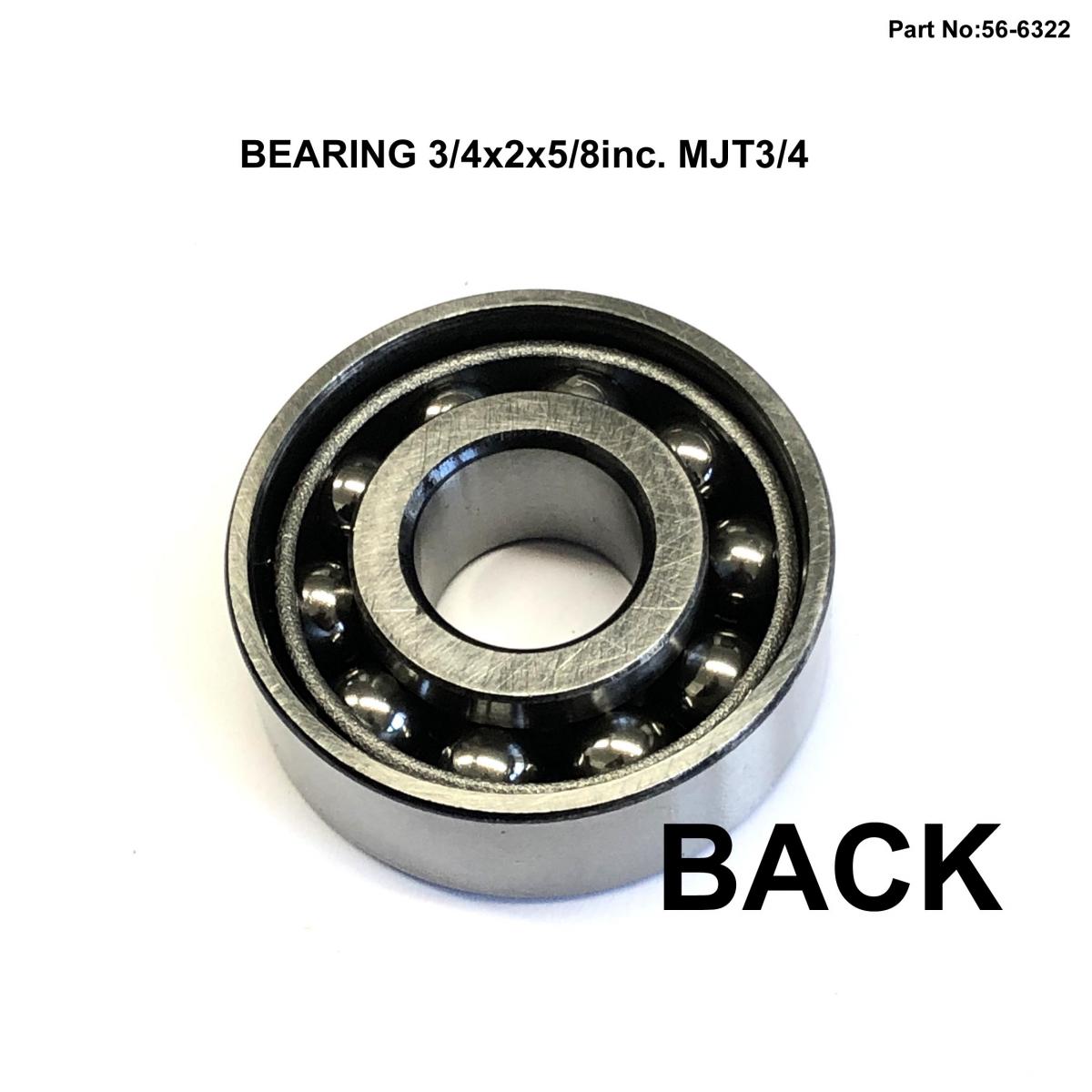 BEARING MJ3/4 DIRT RACING OPEN 3/4x2x11/16inc 19.05x50.80x17.46mm ROLLER TYPE EACH thumbnail 2
