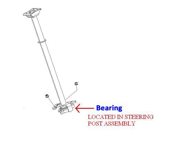 BEARING SEALED STEERING POST CS6205-2RS, 1823467, 1823773 POLARIS, AT-08900 thumbnail 3