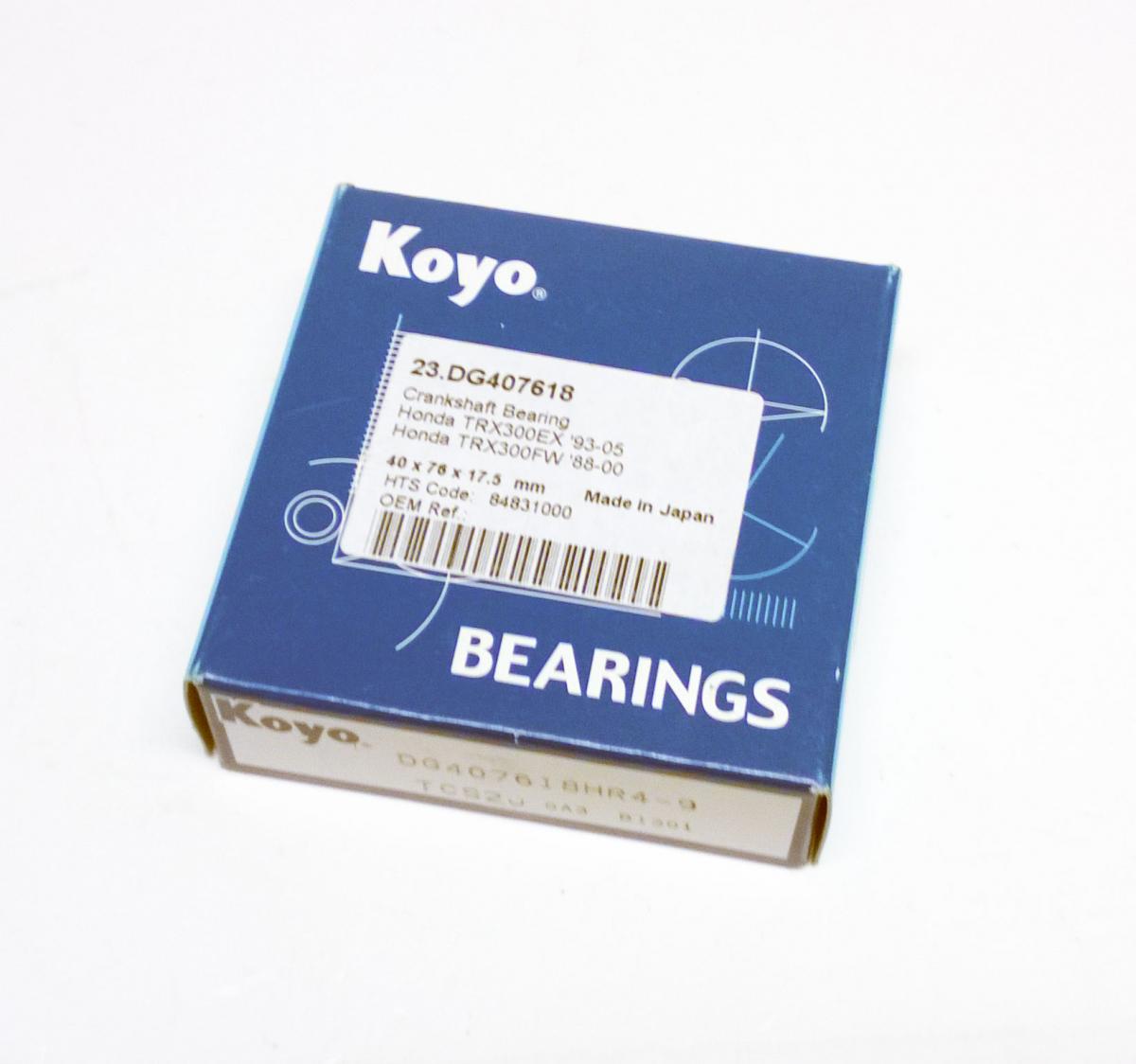 BEARING DG407618 40x76x17.5, PROX 23.DG407618 91010-HC4-004 thumbnail 3