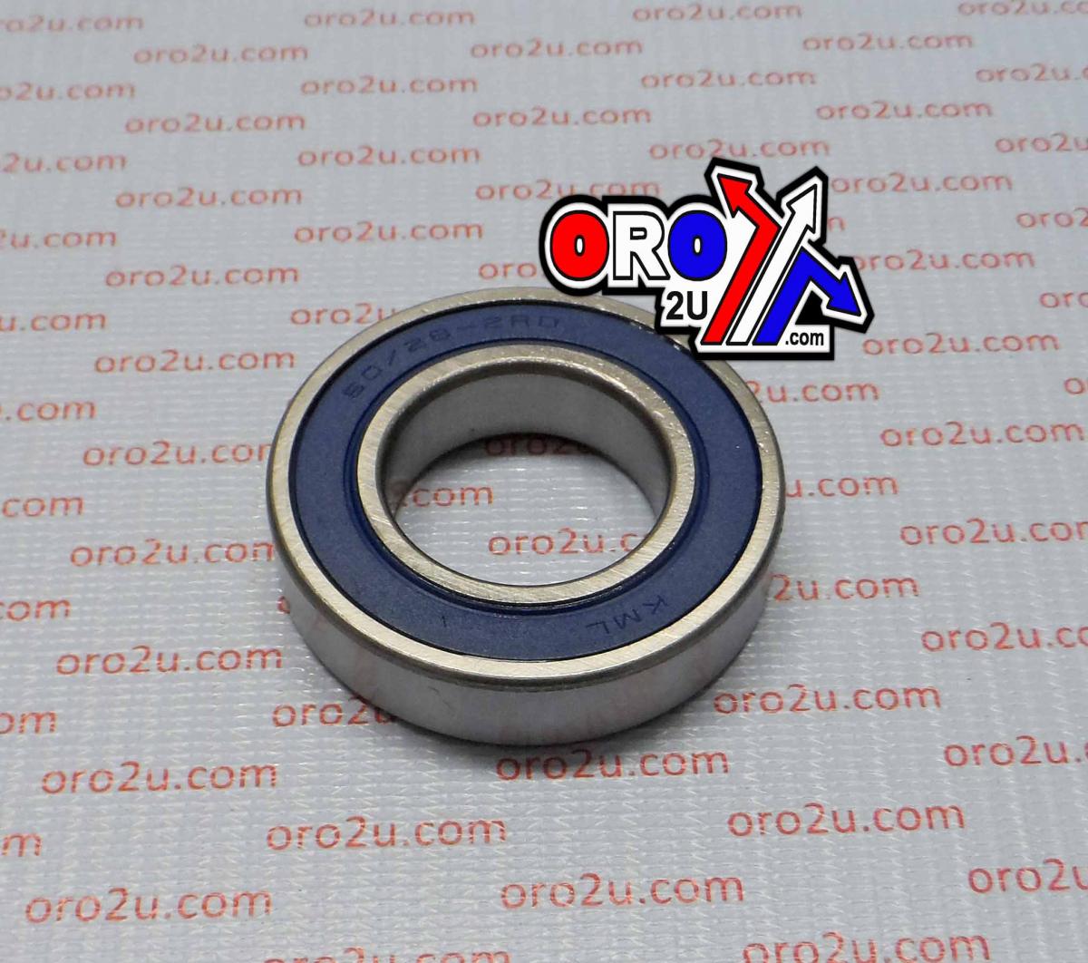 BEARING 60/28 2RS ALLBALLS 28x52x12 SIZE SEALED 60/28-2RS-QE6 EACH image 1