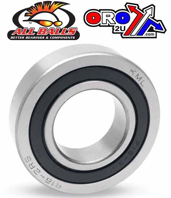 BEARING R16 2RS ALLBALLS MAINSHAFT 25.4x50.8x12.7mm 1''x2''x1/2''inc  9061-6040 INNER PRIMARY SUPPORT image 1