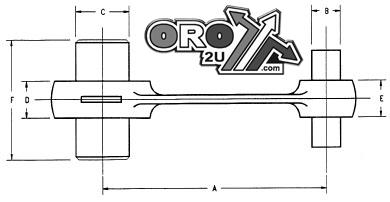 CONNECTING ROD KIT 1983-1984 CAGIVA 125 190 MX ENDURO BCO0608A thumbnail 3