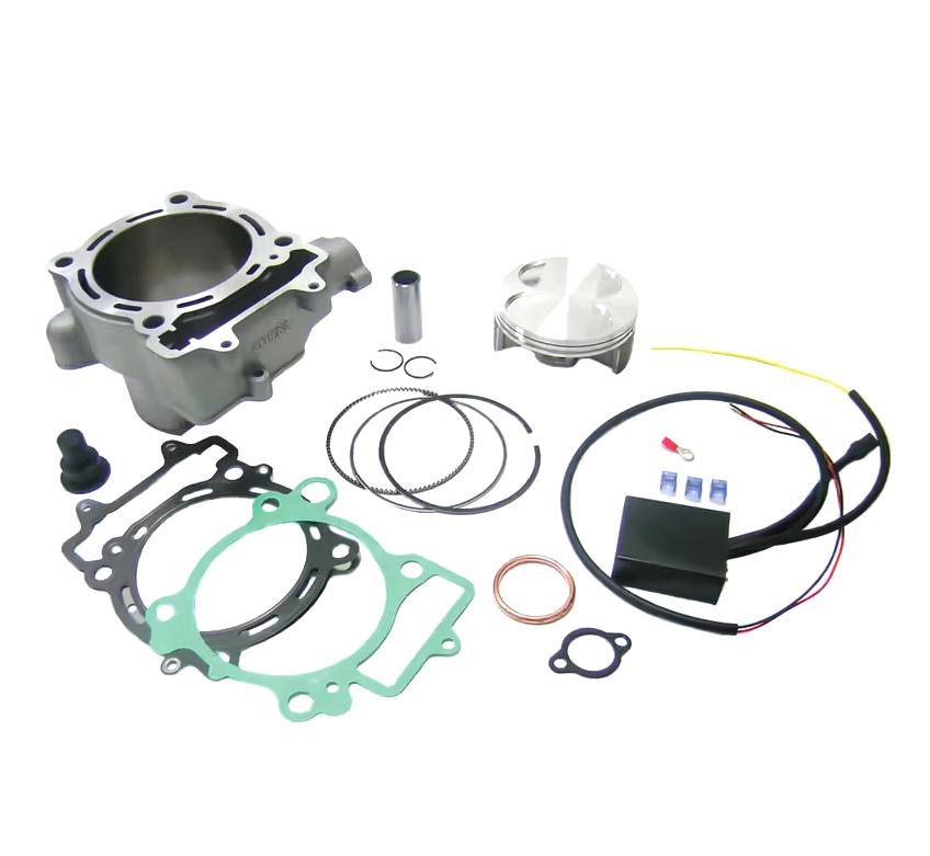 CYLINDER FULL KIT 100MM KAWASAKI KFX 450 08-14, ATHENA P400250100010 490CC BIG BORE INCLUDES CDI, (Piston and CDI included) thumbnail 2