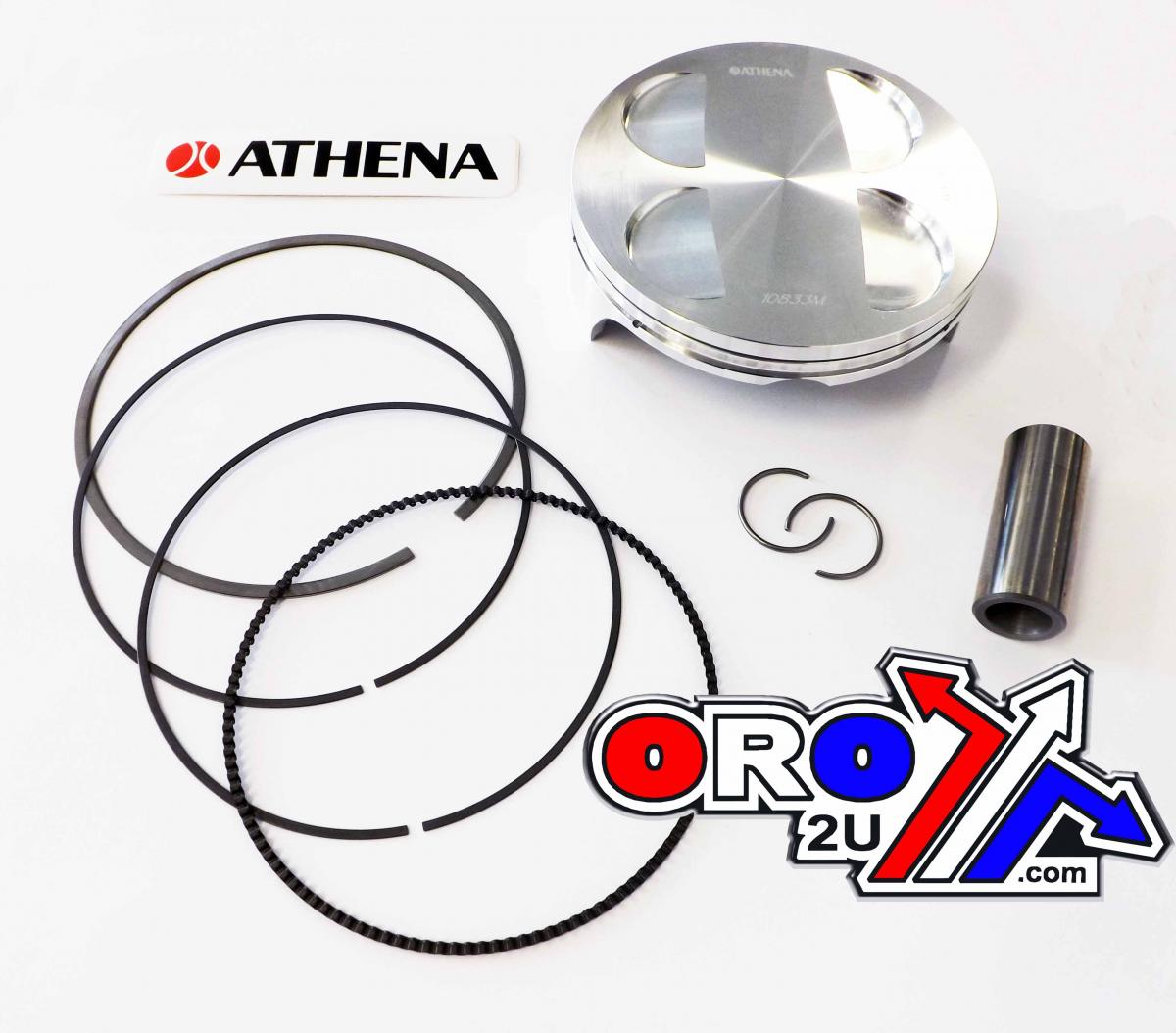 PISTON KIT 96MM HONDA CRF 450 09-16, ATHENA S4F09600014B STD BORE thumbnail 2