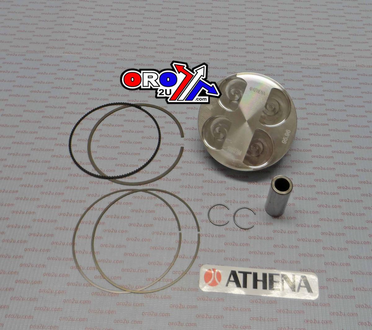 PISTON KIT 96MM HONDA CRF 450 09-16, ATHENA S4F09600014B STD BORE thumbnail 3