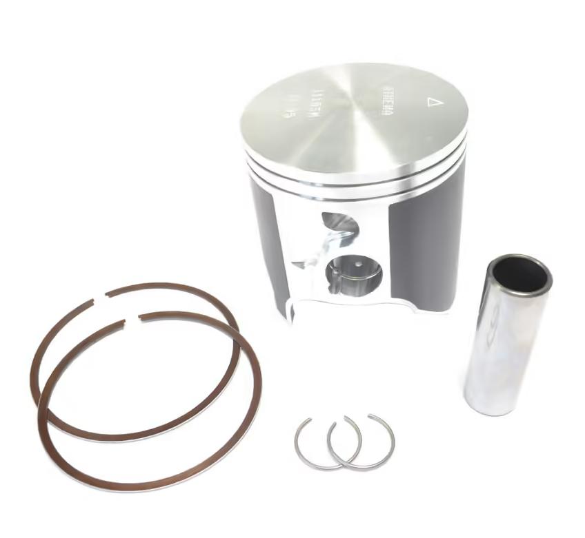 PISTON KIT +5.60mm BIG BORE 72.00mm YAMAHA YZ 2T 250 2003 - 2025 ATHENA S4F07200006B image 1