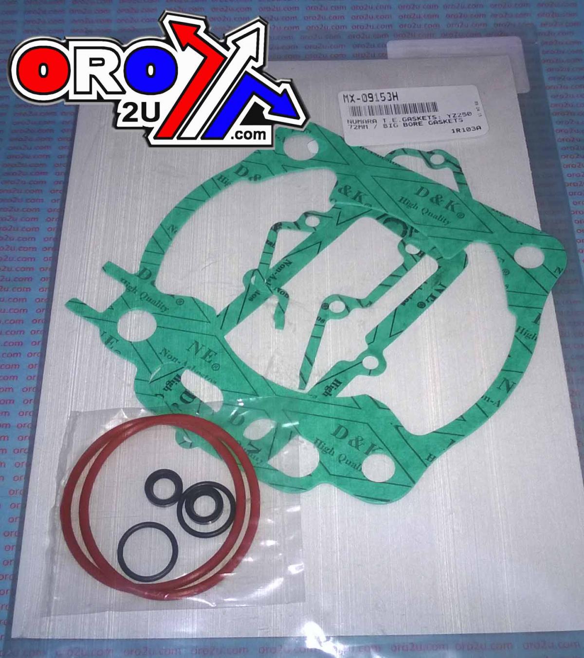 GASKET BIGBORE KIT YZ250 72mm, NAMURA MX-09153H 293cc image 1