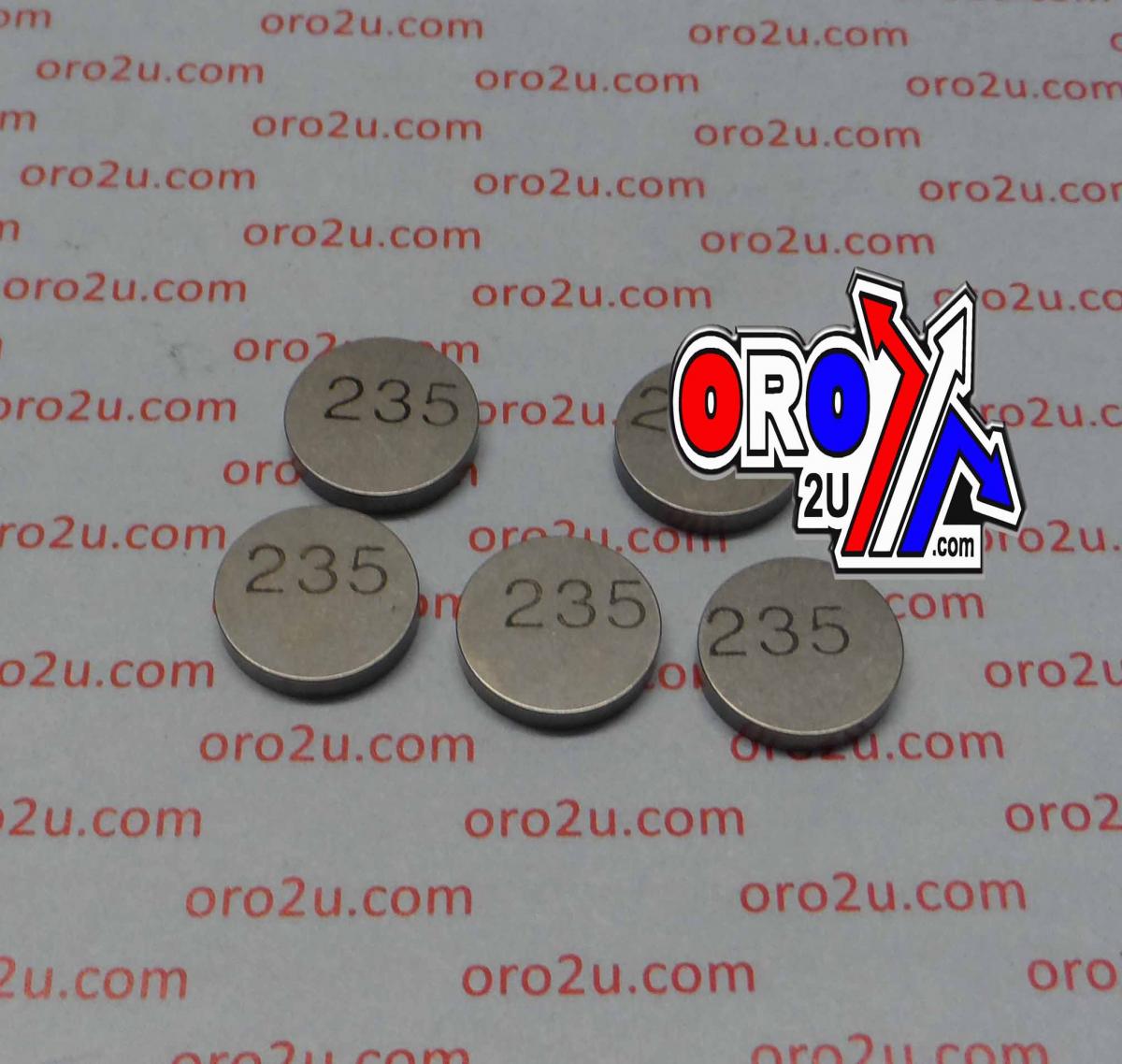VALVE SHIM 2.35 13mm PK/5 K&L 13-7686 thumbnail 2