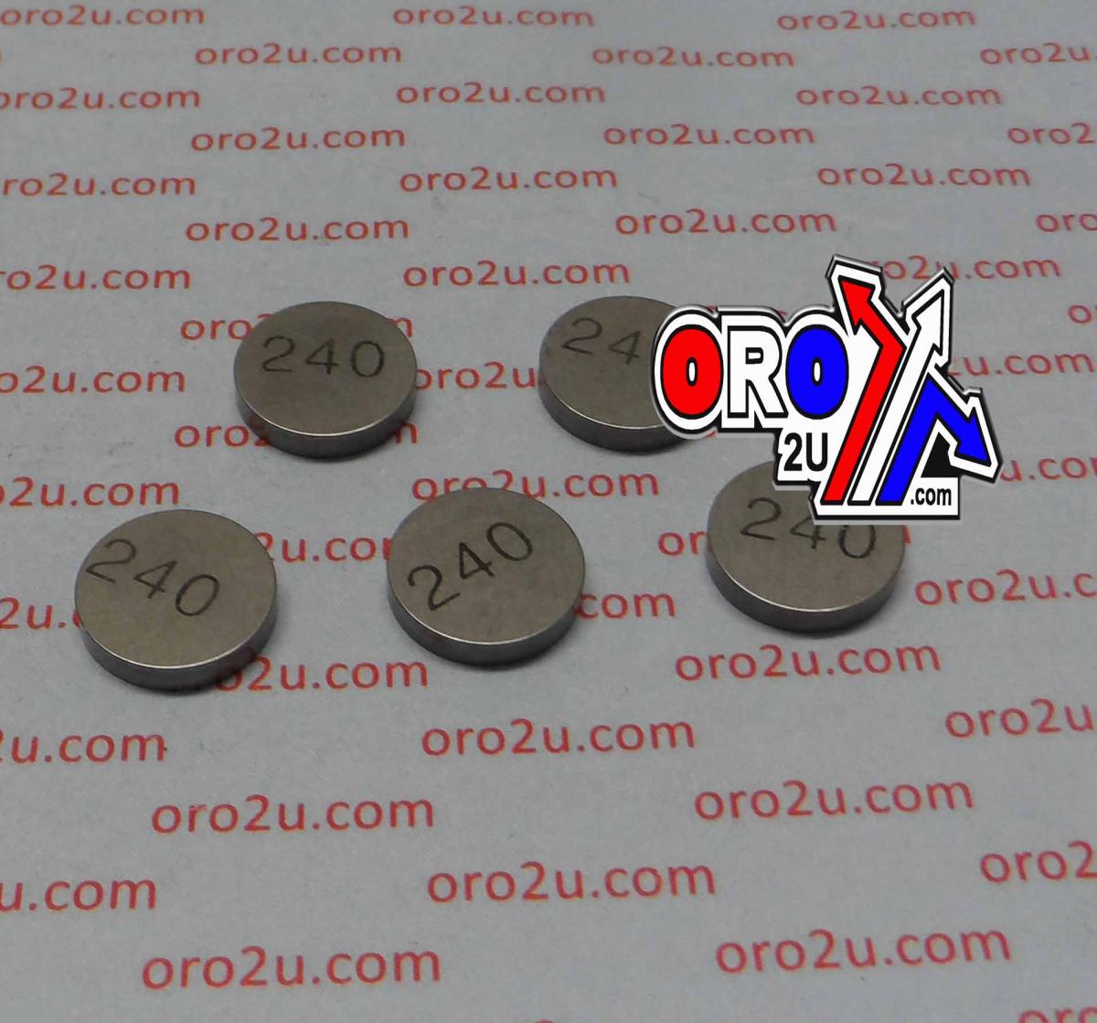 VALVE SHIM 2.40 13mm PK/5 K&L 13-7687 thumbnail 2
