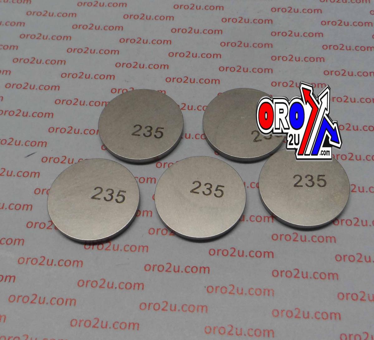 VALVE SHIM 2.35 25mm PK/5 K&L 13-7525 thumbnail 2