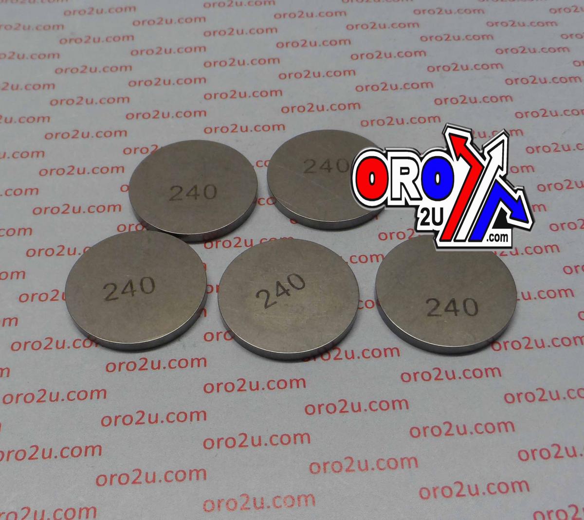 VALVE SHIM 2.40 25mm PK/5 K&L 13-7526 thumbnail 2