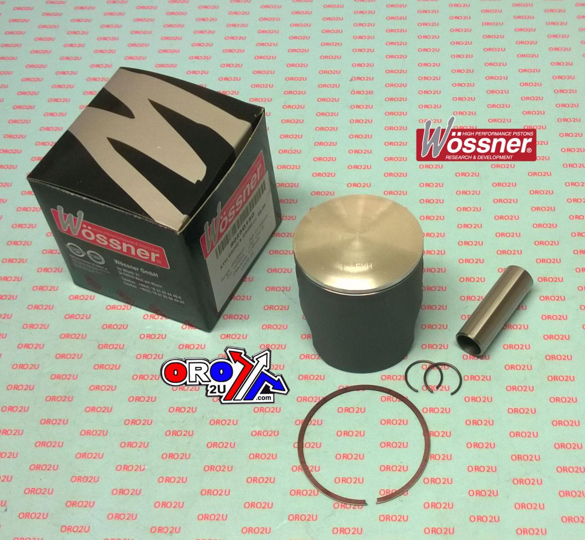 PISTON 85-88 KTM250 GS 67.50, 8025D100 FORGED WOSSNER KIT image 1