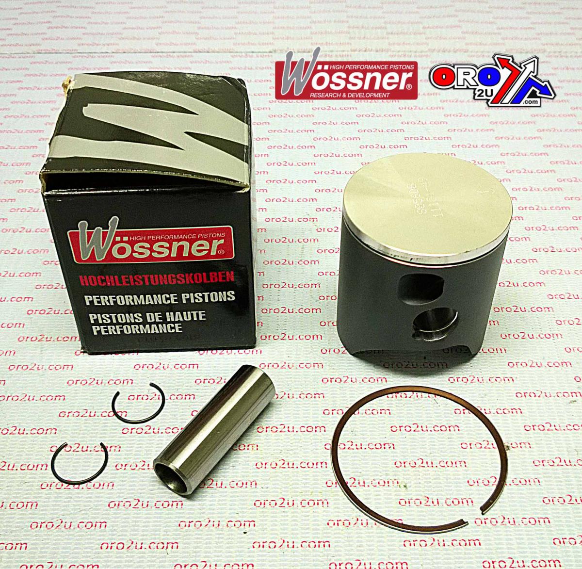 PISTON KIT 01-06 KTM125 SX 54, WOSSNER 8056DA, 1-RING 50430007100 image 1