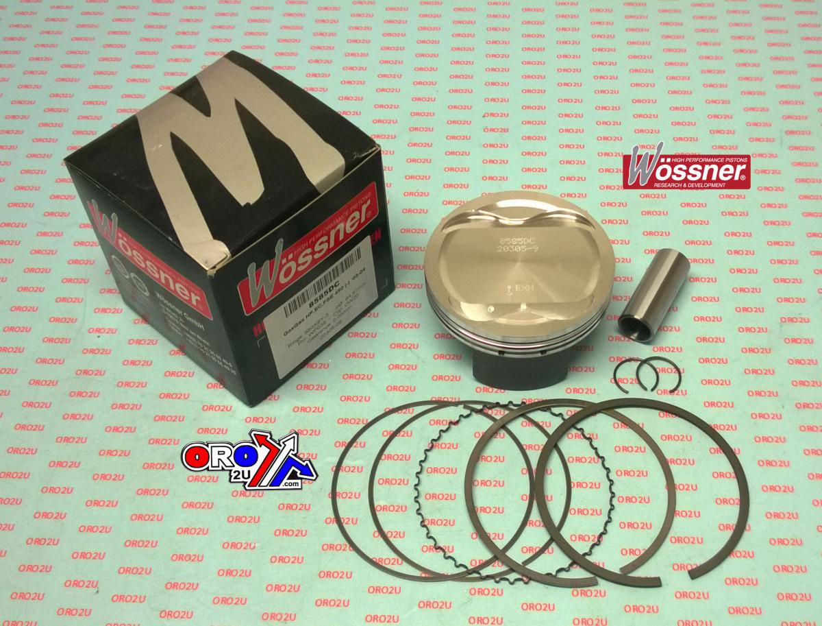 PISTON KIT 03-04 GAS GAS 450, WOSSNER 8585DB FORGED image 1