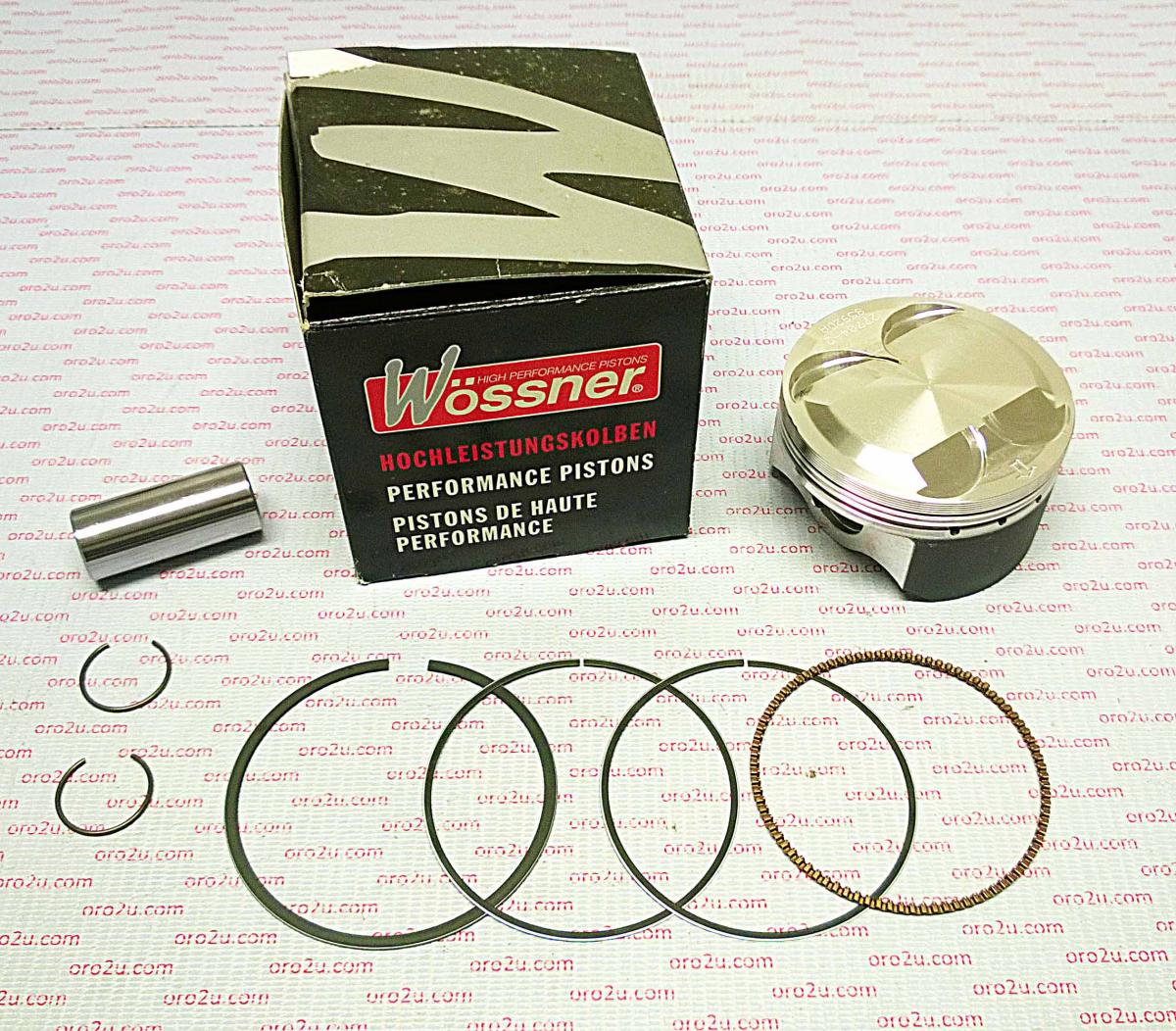 PISTON KIT 01-05 KTM250 75.00, FORGED WOSSNER 8592DA 59830007000 image 1