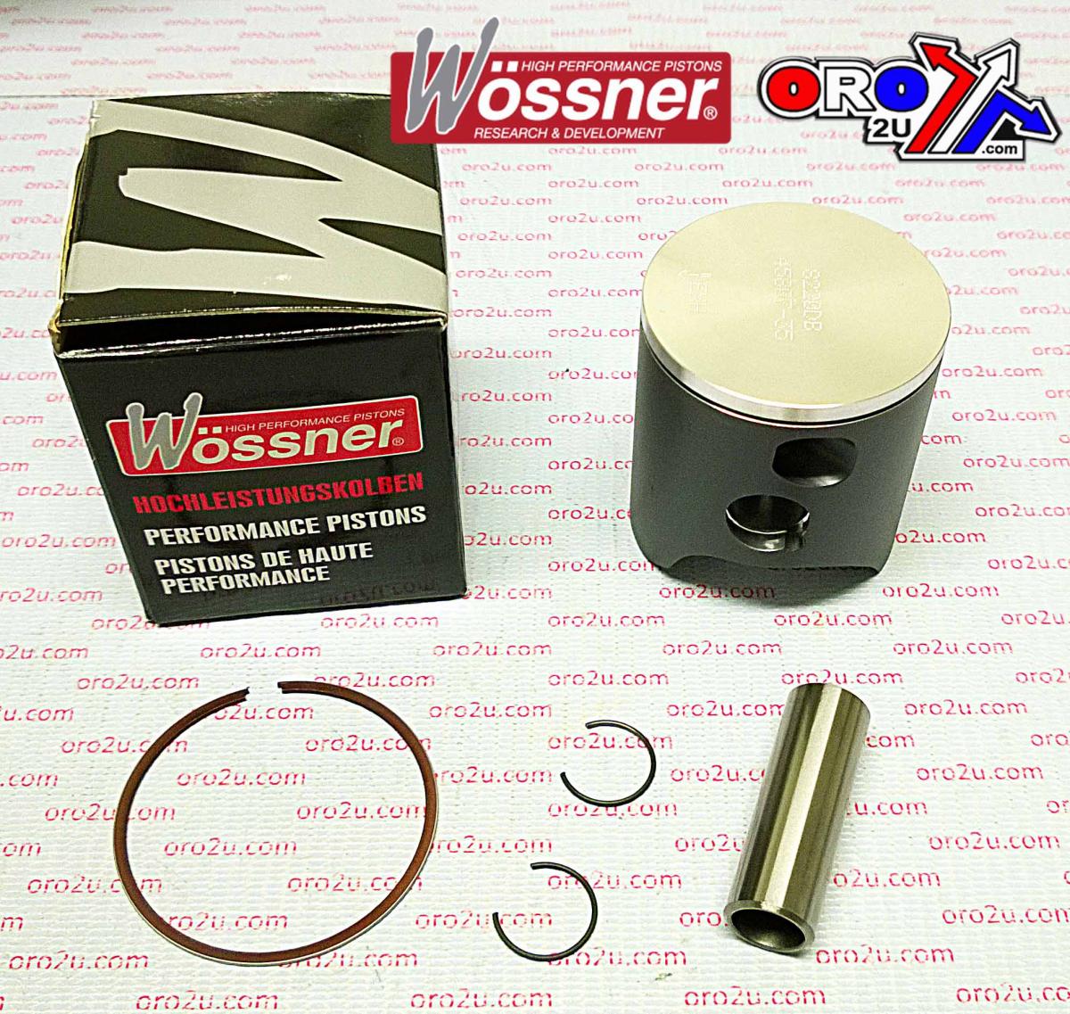 PISTON KIT 07-18 KTM SX125 54, FORGED WOSSNER 8220DA image 1