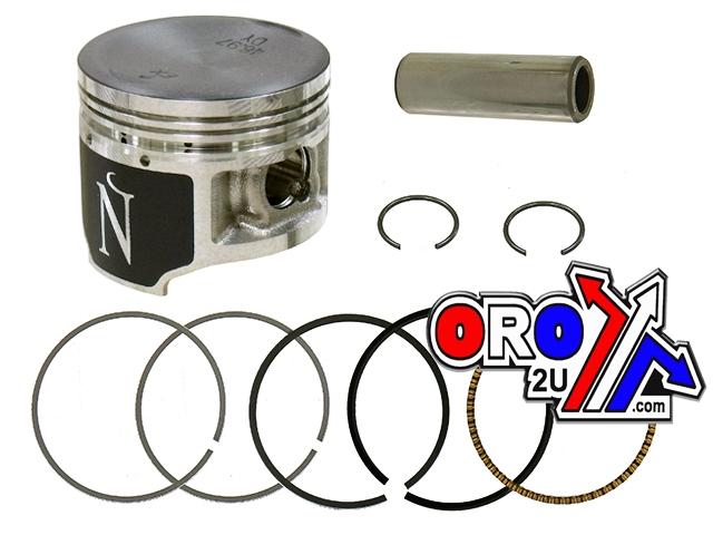PISTON KIT YFA1 BREEZE 125 ATV, GRIZZY 125, NAMURA NA-40019-2, 49.50.mm image 1