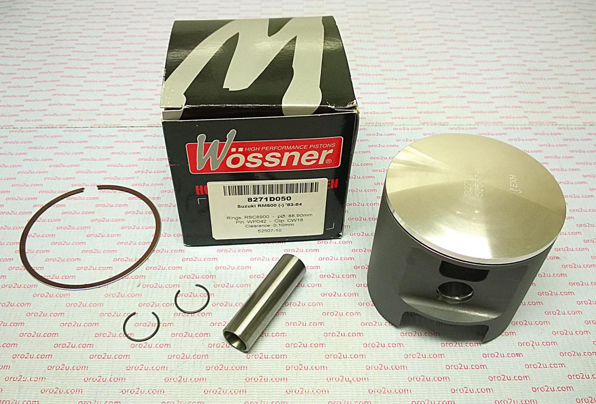 PISTON KIT RM500 89.40mm, FORGED WOSSNER KIT 8271D100 image 1