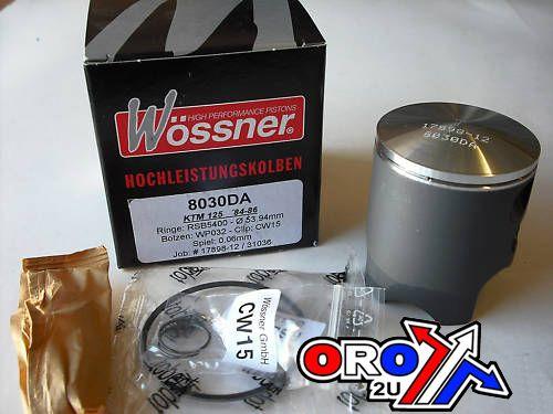 PISTON KIT 84-86 KTM125 54.00, FORGED WOSSNER KIT 8030DC thumbnail 2