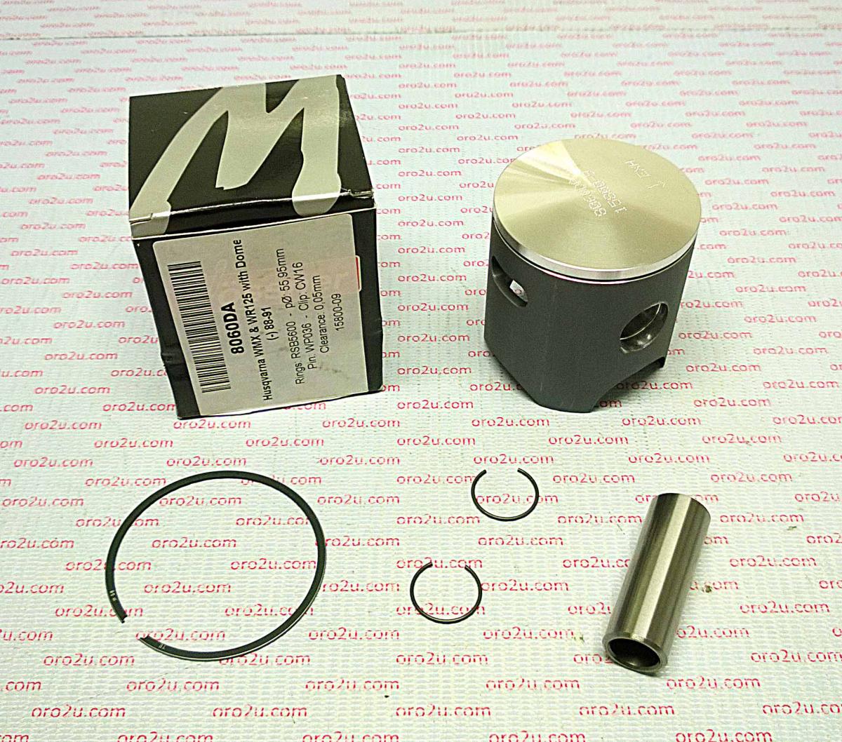 PISTON KIT 88-91 HUSKY 125 56, WOSSNER 8060DB HUSQVARNA image 1