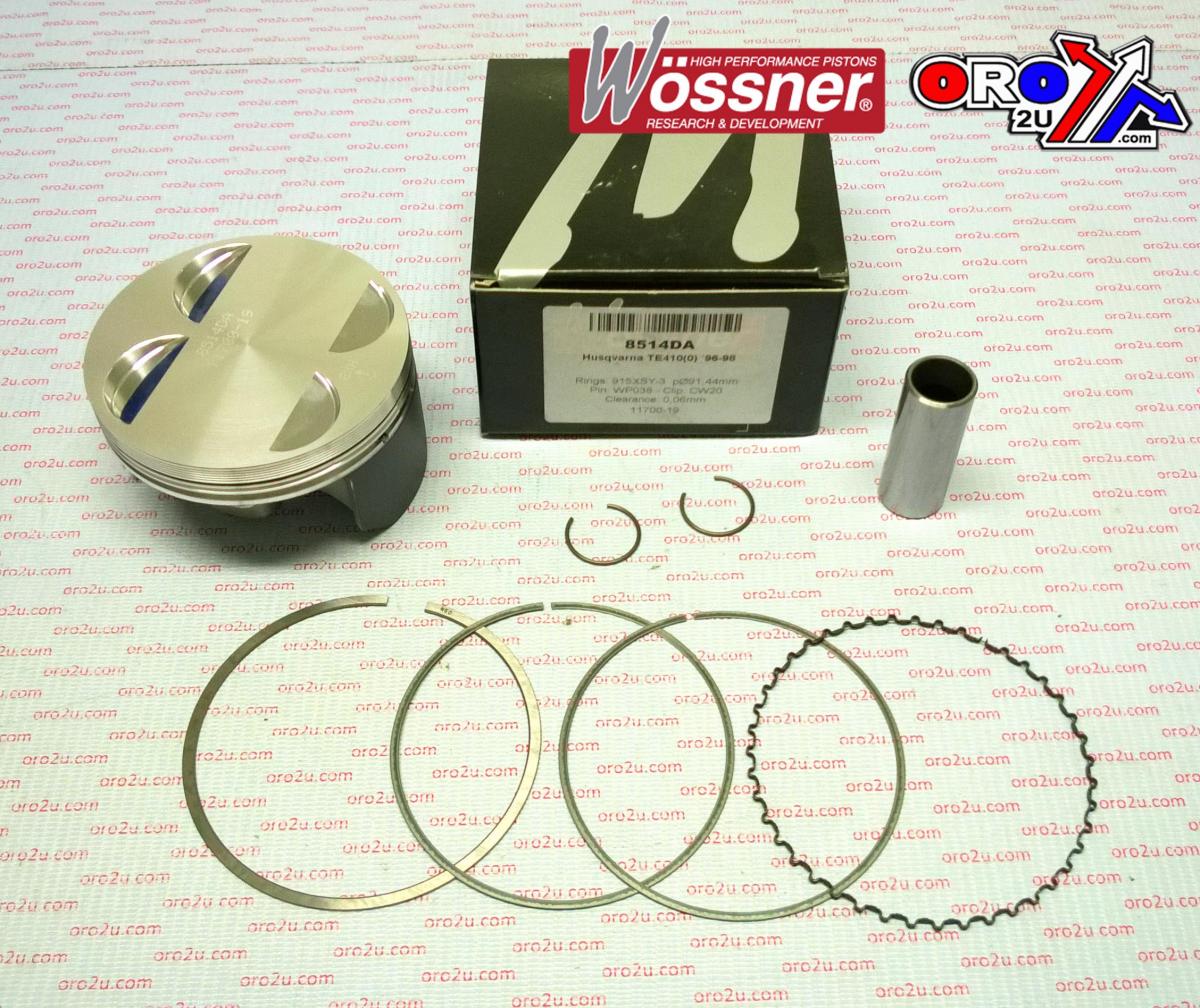 PISTON KIT A 96-98 TE410 91.50, WOSSNER 8514DA HUSQVARNA image 1