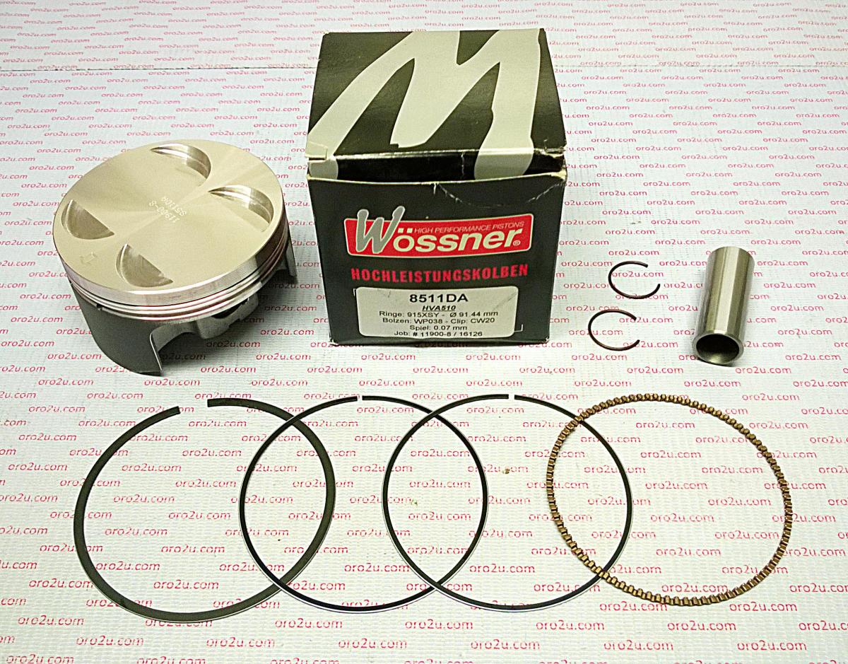 PISTON KIT 87-90 510cc 91.50, WOSSNER 8511DC HUSQVARNA image 1